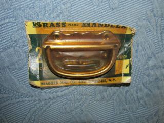 Vintage Brass Trunk Handles,  Brainerd Mfg.  Co. , 3