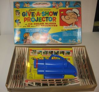 Vintage 1964 Kenner No.  505 Give A Show Projector Popeye Mighty Mouse