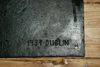 Michelin Man Cast Plaque Sign 1939 Dublin 25cm x 20cm 10 