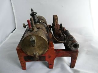 Antique Vintage Heavy Weeden Toy Steam Engine 3