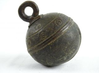 Fine Antique Burmese Cast Bronze 19th Century Elephant Bell “chu” Burma