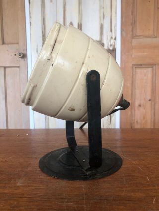 1960s Vintage Converted Heat Lamp Desk Light Table Lamp