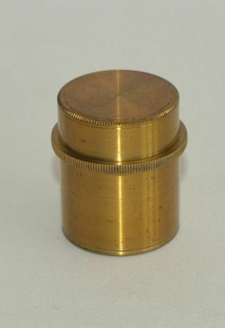 Polarising Prism To Fit In Old Brass Microscope Draw - Tube.