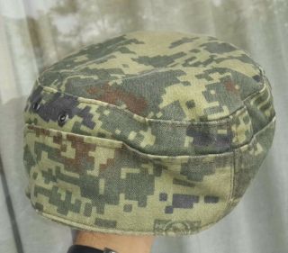 Rare Mexican Army SERGEANT Uniform Digital Camo Cap Visor Hat Mexico Military 3