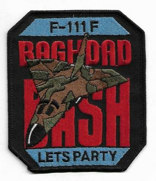 Usaf Patch 48 Tactical Fighter Wing Taif Ab Desert Storm 1991 Baghdad Bash F - 111