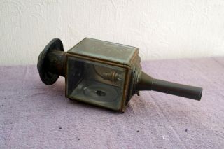 Antique Coach/carriage Candle Lamp.  Circa Late 19th C.