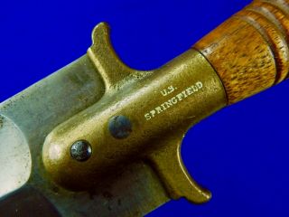Antique US Indian Wars Springfield Model 1880 Rifleman ' s Knife Dagger 9