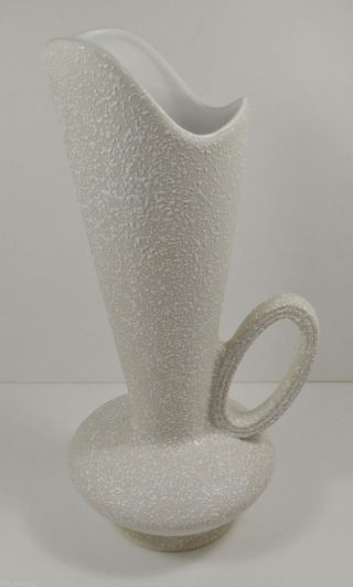 Mcm China Craft Ceramic Ewer Vase Pitcher Splatter Glazed Art Pottery C - 414