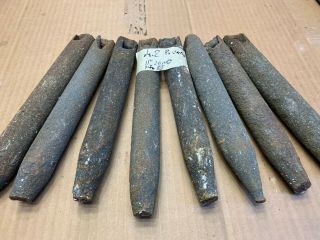 8 Old Cast Iron Window Sash Weights 4.  2 Pounds From 1920s