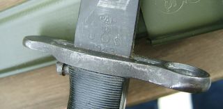 Us Army Wwii M1 Garand Pal Bayonet & Scabbard Unissued Minty