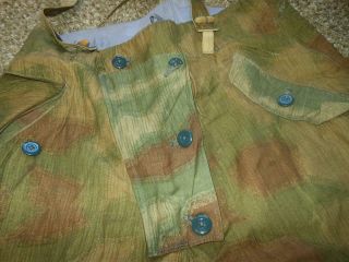 WW2 German Wehrmacht Swamp / Marsh Camouflage Winter Pants - 1945 - - NOS 4