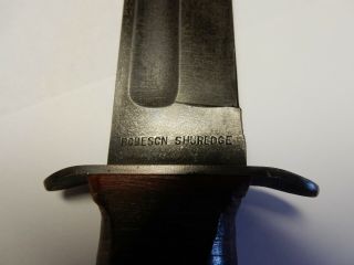 U.  S.  N.  Mk2 Robeson Shuredge knife with sheath 3