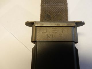 U.  S.  N.  Mk2 Robeson Shuredge knife with sheath 8