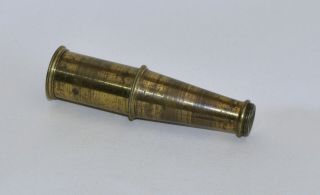 Cary / Gould Type Microscope Body Tube For Early Brass Microscope.
