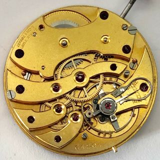 Antique Ulysse Nardin Pocket Watch Movement With Dial & Hands