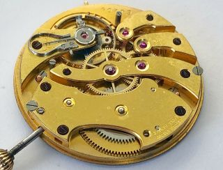 ANTIQUE ULYSSE NARDIN POCKET WATCH MOVEMENT WITH DIAL & HANDS 2