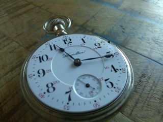 Hamilton 18s Pocket Watch / 940,  21 Jewels,  ADJUSTED 5 POSITIONS 10