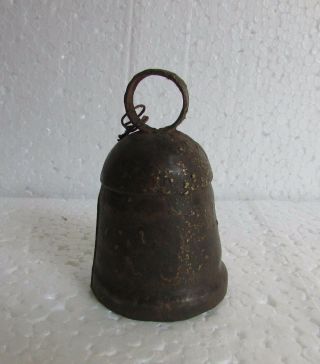 Vintage Old Handmade Iron Goat Cow Bell Collectible