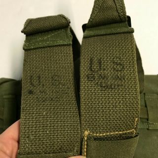 WWII 1944 Dated M1944 Combat Field Pack with 1944 Suspenders 10