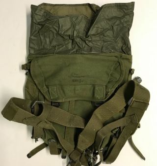 WWII 1944 Dated M1944 Combat Field Pack with 1944 Suspenders 8