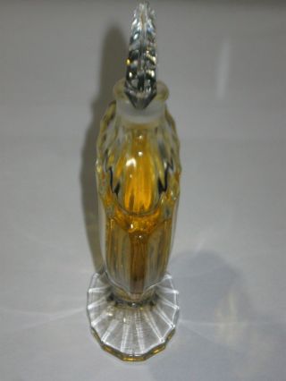 Vintage Guerlain Shalimar Perfume Bottle 2 OZ 60 ML EDP - Open 3/4 Full - 5 3/4 