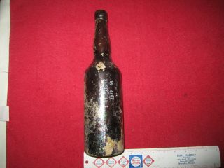 Military Fort Site Bottle - Applied Top - A & D H.  C.  (fort Custer,  Montana)