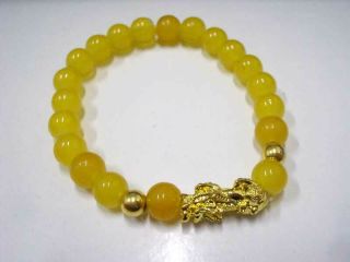 Bracelet Dragon Bead Prayer Gemstone Jewelry Lucky Healing Thai Buddha Amulet
