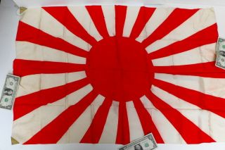 WW2 Vintage Imperial Japanese Army ' RISING SUN ' BATTLE STANDARD 100 Authentic 10