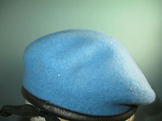 UN light blue beret united nations cap Hat commando mutze kradchen kepi helmet 3