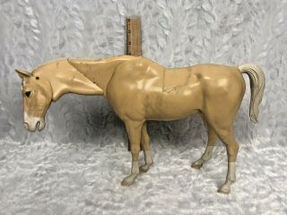 Marx Johnny West Viking Horse with Nodding Head & Wheels Vintage Rare Retired 2