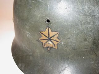 NAMED post WWII Occupation of Japan US Army Major Fuji Firestone M1 Helmet Liner 5