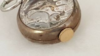 Vintage Estate 17 Jewel Raleigh Swiss Bubble Skeleton Pendant Watch. 5