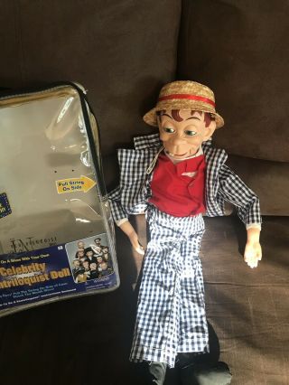 Mortimer Snerd Ventriloquist Doll 30 Inch