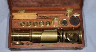 Martin Type Drum Microscope By Crichton,  London 2