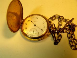 Waltham " Royal " 17 Jewel Hunting Case Pocket Watch,  1903,  Running.