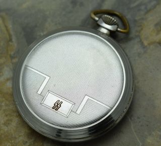 Ww2 German Pocket Watch,  Engraved Ss Wwii Pocket Watch,  Kienzle Pocket Watch