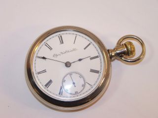 1884 Elgin 18s 11 Jewel Grade 88 Lever Set Swing Out Case Pocket Watch