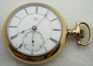 Antique 18s Columbus 16 Jewel Gold Filled Pocket Watch