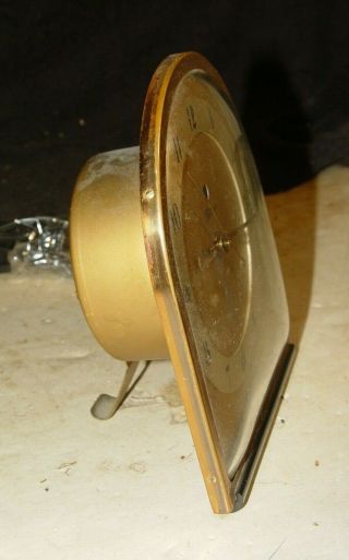 Old Vintage Art Deco Telechron Model 4f67 Table Shelf Mantle Clock 3