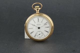 Waltham Made For Canadian Railway Time Service Gold Filled Pocket Watch Ws369