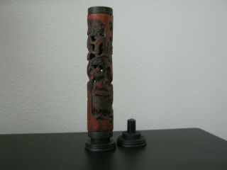 Chinese Wooden Carved Incense Smoker 4