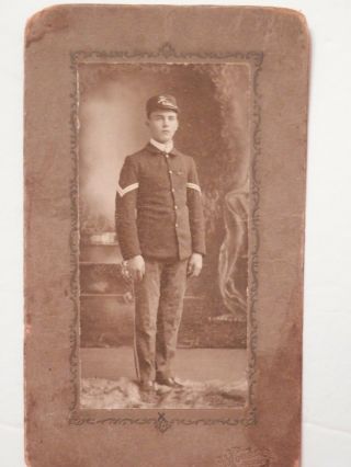 Old Antique Vintage Photograph Photography Military Soldier Photo By J.  S.  Moore