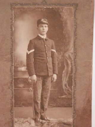 OLD ANTIQUE vintage Photograph Photography Military Soldier Photo by J.  S.  Moore 2