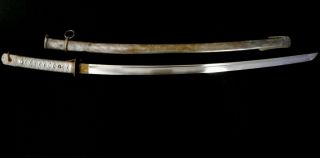 WW2 Japanese NCO Sword - Antique/Old WW II Samurai - WW II - IJA Army Katana/MATCHING 3