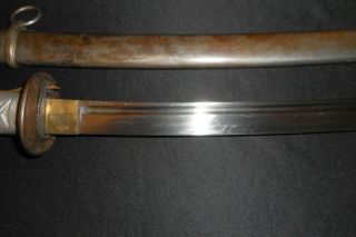 WW2 Japanese NCO Sword - Antique/Old WW II Samurai - WW II - IJA Army Katana/MATCHING 9