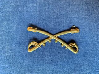 Indian Wars Cavalry Hat Insignia,  M1872