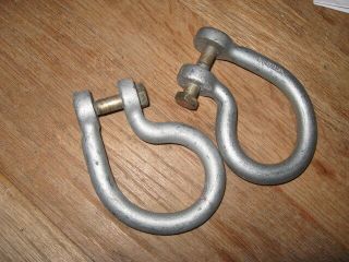 2 Each Military Bumper Container Lift Shackle Clevis Ms70085 - 1 Pair