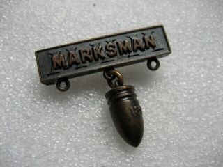 . Antigue Badge Marksman 1896,  Named C.  A.  Pischer