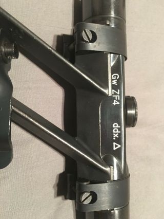 Gw ZF4 scope and swept back mount for G43 K43 K98 German WWII 4