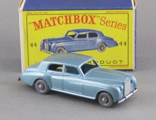 Vintage 1960s Matchbox 44 Rolls Royce & Boxed Pristine